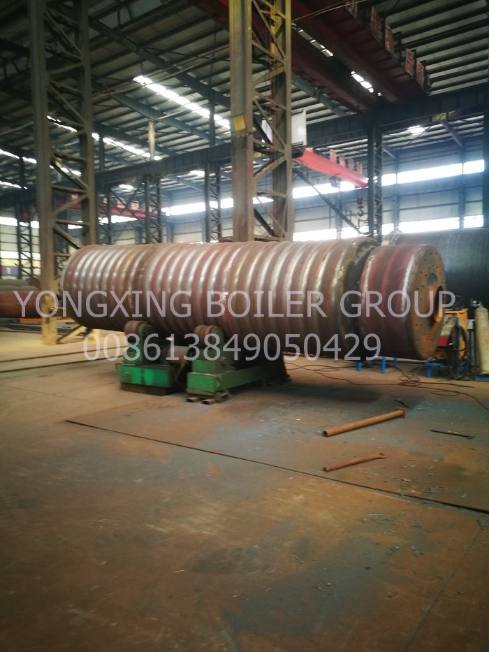 Industrial Gas Fired Steam Boiler 15 Tons D Type Water Tube Boiler For Textile Dyeing