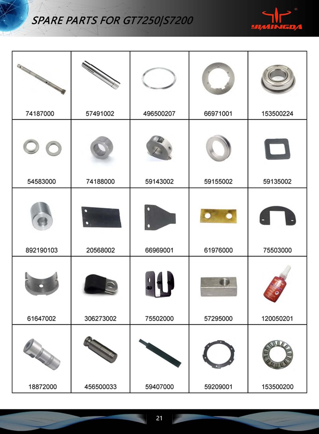 PN 050-045-008 Distance Ring F. Platform Table A&B For Apparel Furniture Industrial Cutter