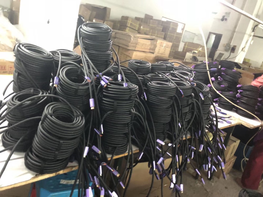 Fiber optical HDMI cable flat cable with chip 1.4V 1080P 18.0Gbs 60M/70M/80M/90M/100M hdtv cable