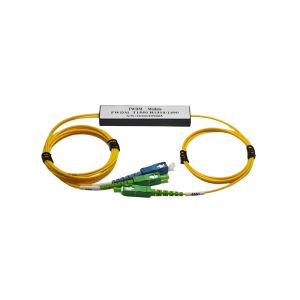 Single Channel 3 Ports FTTH FWDM Filter Low Polarization Dependent Loss