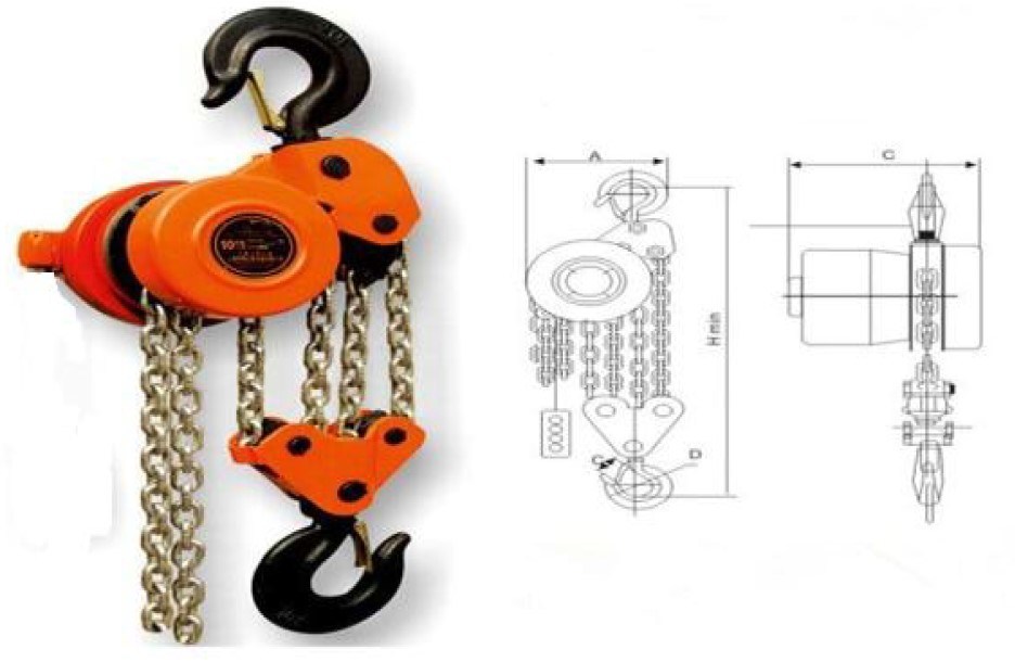 Simple Electric Hoist for Hoist Tank or Silo or Bolted Tank Lifting