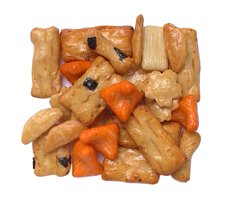 E122 Japanese Rice Crackers Cute Shapes Spicy Rice Cracker Mix
