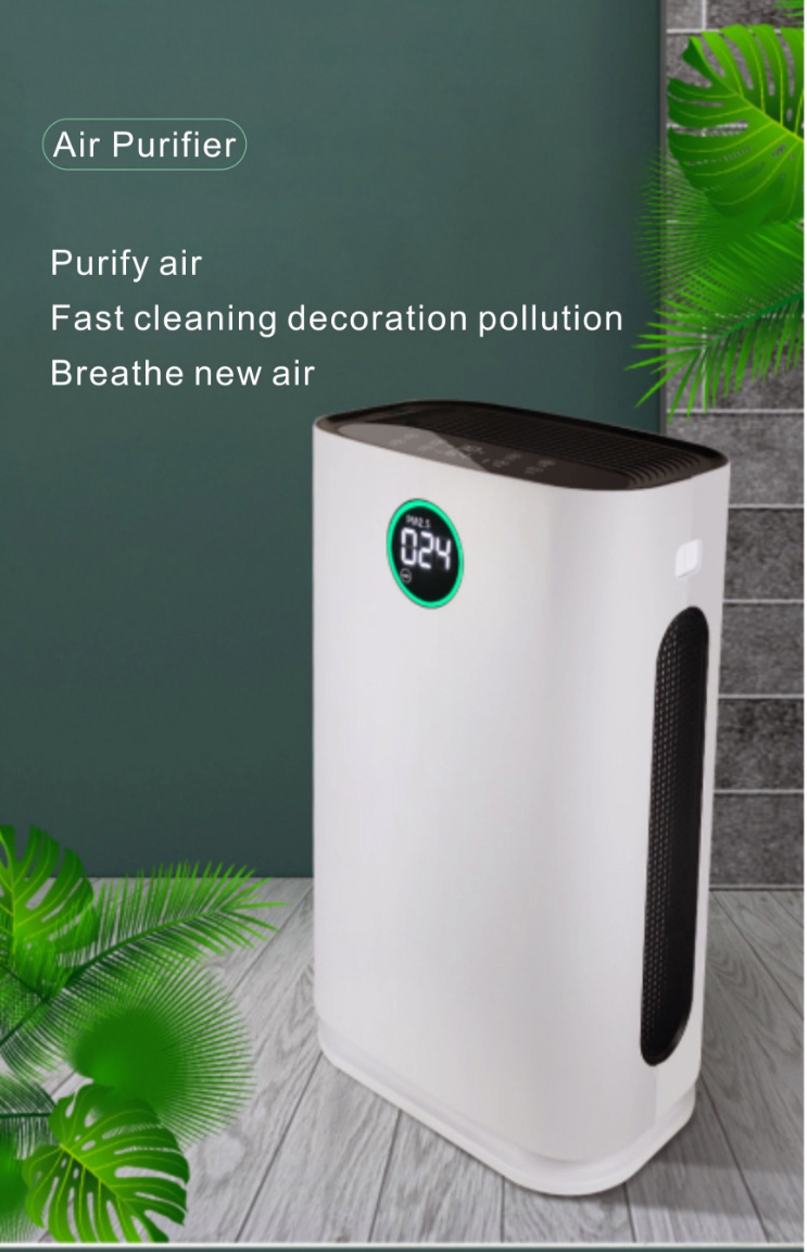 HOMEFISH UV Humidifier Low Noise Air Purifier 430m3/H