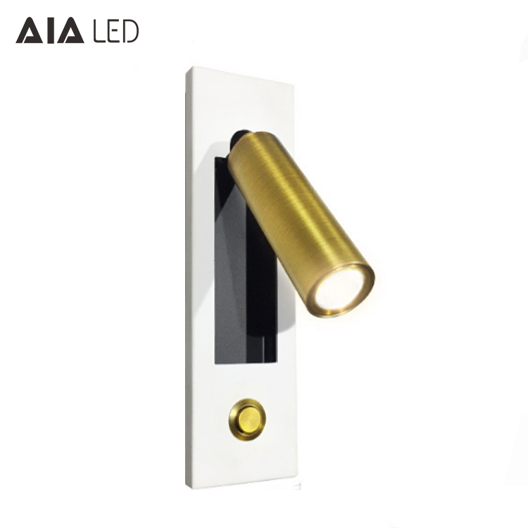 Adjustable led bed wall light&indoor led headboard wall light &led wall reading light for apartment project