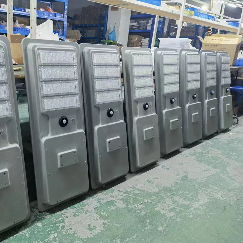 30w 100w All In One Solar Street Light 100-265V PF0.9 integrated solar street light