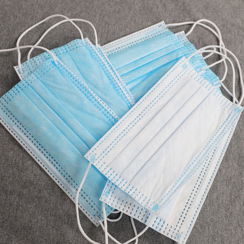 Non Woven Disposable Face Mask Size 17.5 * 9.5cm For Personal Protection