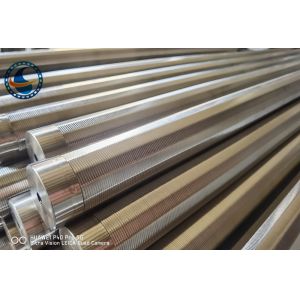 Food Processing Johnson Vee Wire Screen With Mesh Size 1mm-100mm