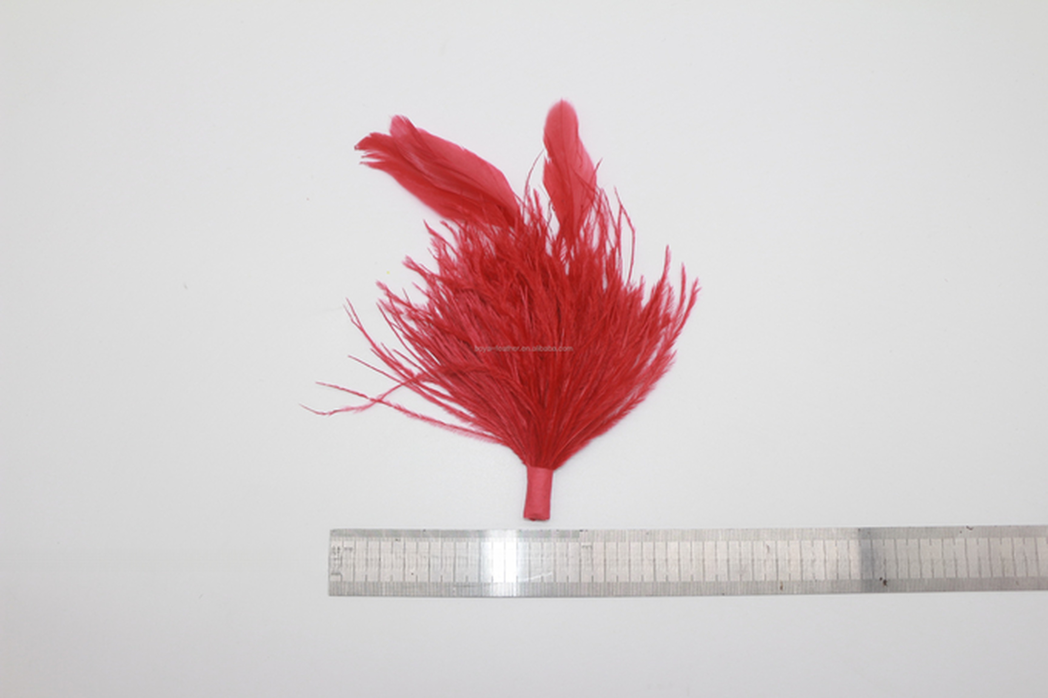 Shipping DHL UPS FEDEX EMS TNT Chinapost Epacket Ostrich Feather Flower Mount with Wire Accessory