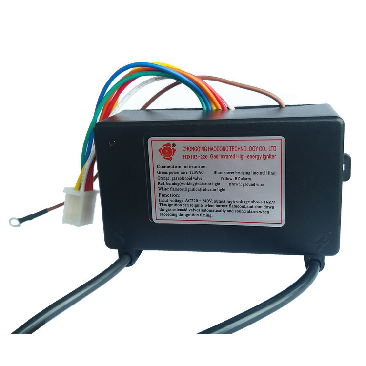 Electronic Pulse Gas Spark Igniter Controller AC110V AC220V For Gas Stove
