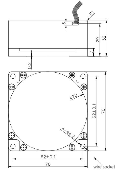 Industrial Grade Fiber Optic Gyroscope Precision Inertial Angle Rate Sensor