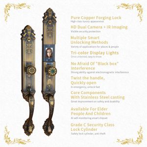 Tuya 7.4V Keyless Deadbolt Lock With Biometric Fingerprint Recognition