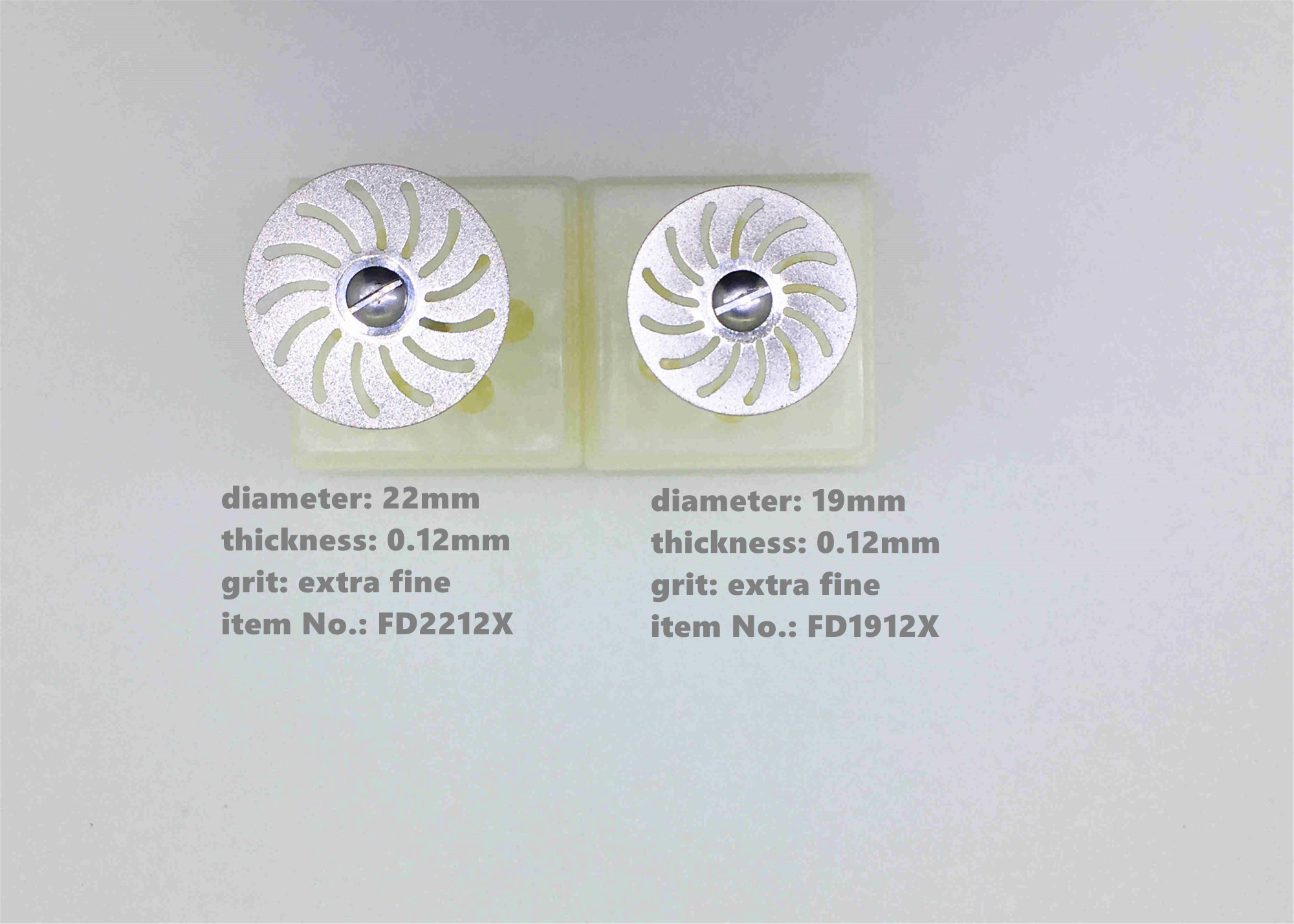 Whirlwind Flexible Dental Lab Diamond Disc Thin For Porcelain Zirconia