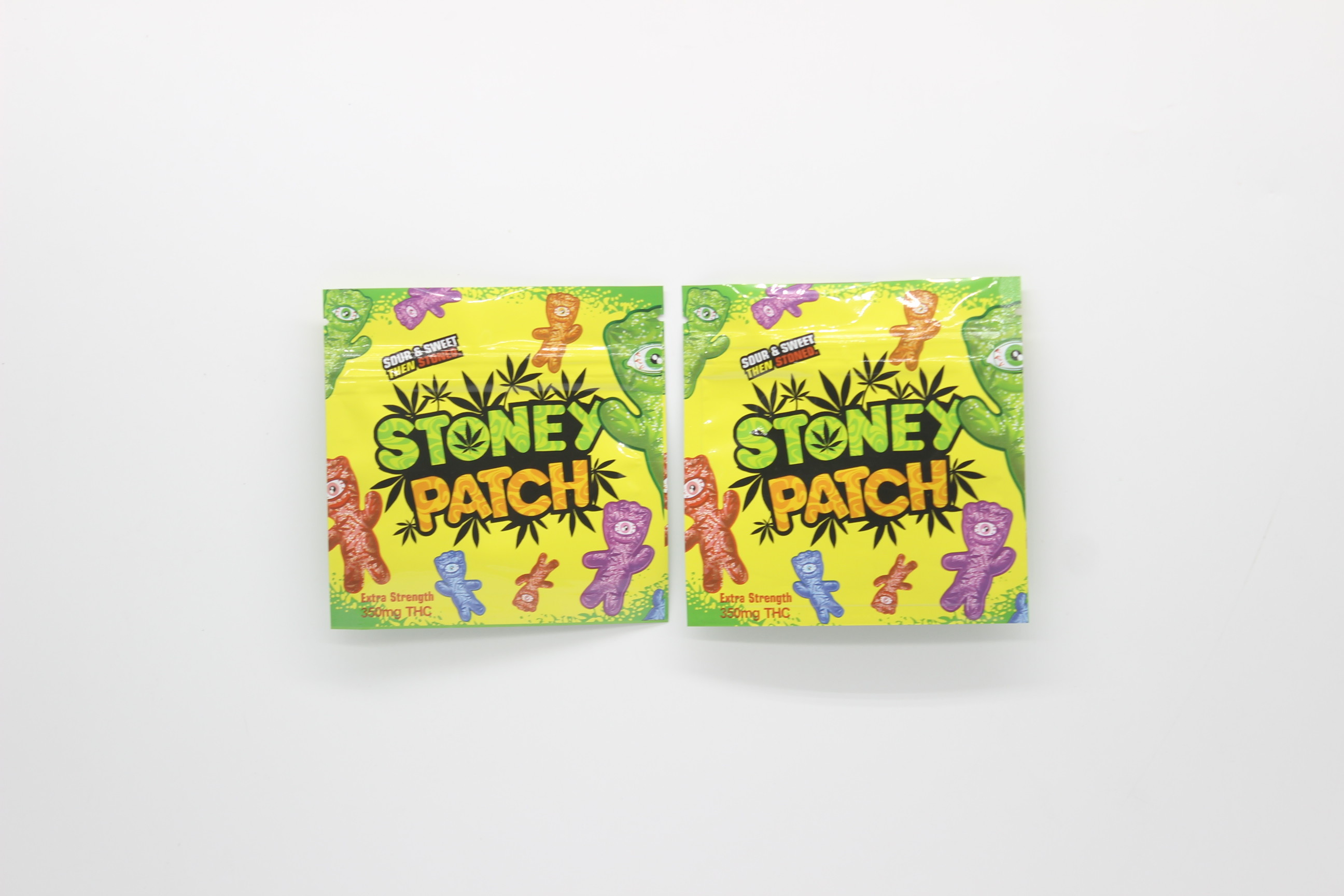 Child Proof Mylar weed Bags Stand Up 3.5g Smell Proof Mylar Bags