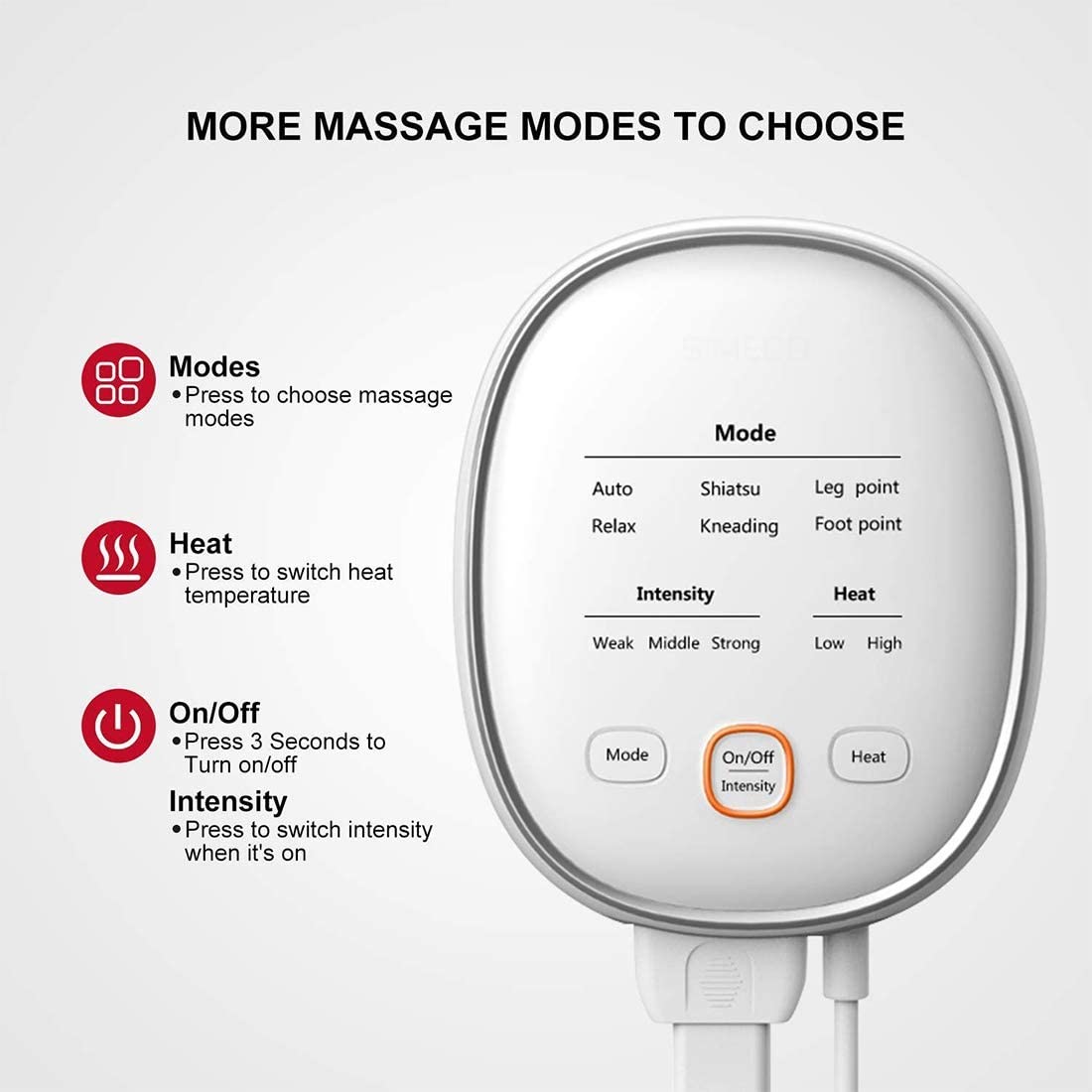 Electric Full Leg And Foot Compression Massager 110V 240V Calf Thigh