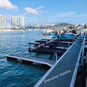 Anti-rust Aluminum Alloy Floating Docks Durable Engineering Pontoon Dock