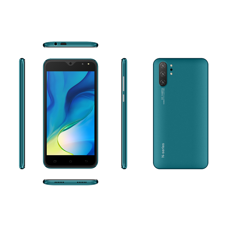 5 Inch Display Fingerprint Unlock Android Phone Dual SIM 2000mAH Battery