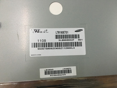 LTM190ET01 30 PIN Ultra Wide Touch Screen Monitor Samsung 19'' 1280*1024 Pixels 250cd/m2