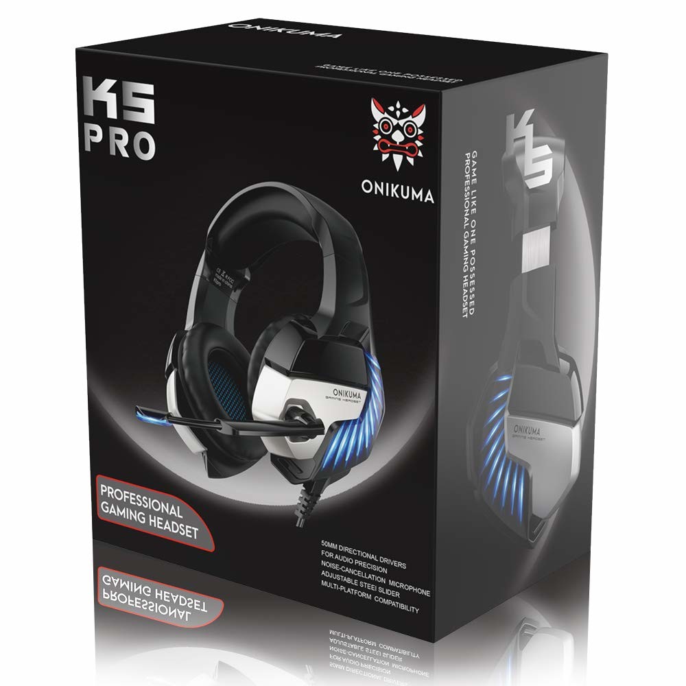 PS4 PC 20000Hz Onikuma K5 Pro Wired Gaming Headset