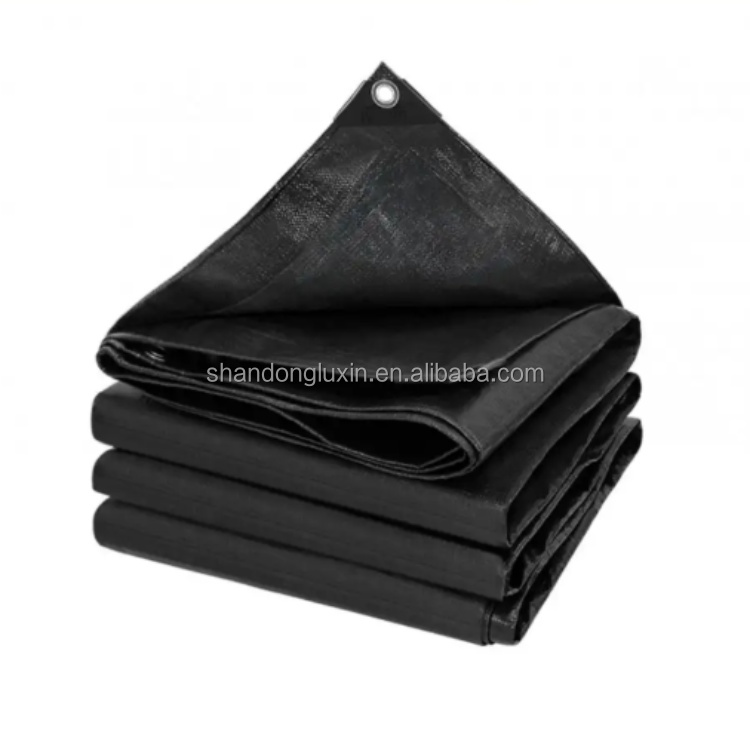 Water Resistant Stripe Style Poly Tarp Versatile Protection for Any Purpose