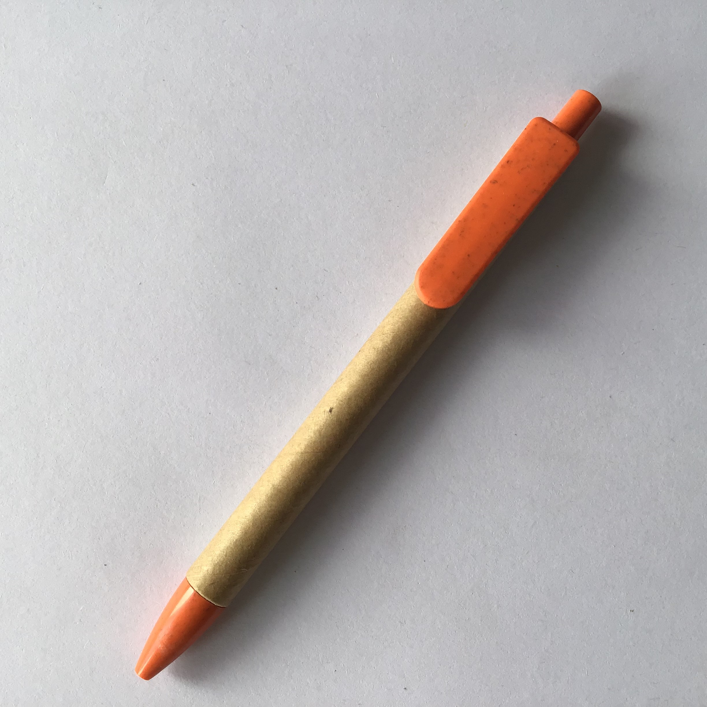 biodegradable pen made by paper and straw with printing LOGO