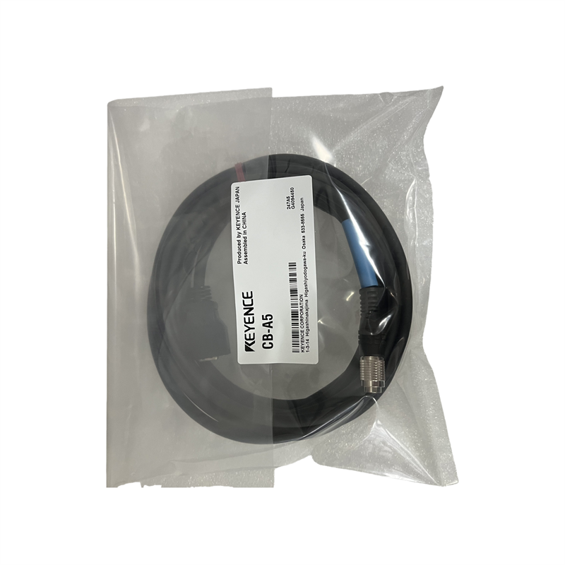 KEYENCE CB-A5 High Precision CMOS Laser Displacement Sensor Head Controller Cable 5m