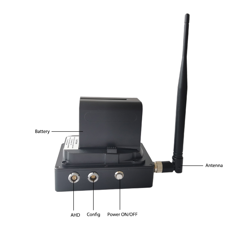 COFDM 2K Modulation 10km UAV Video Transmitter HD Lightweight Wireless Data Link with 1W RF Power