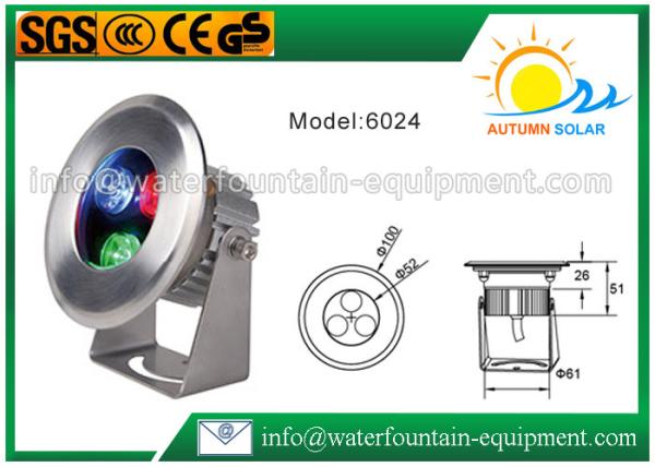 Outdoor LED Underwater Fountain Lights Stainless Steel 304 Scaffolding With