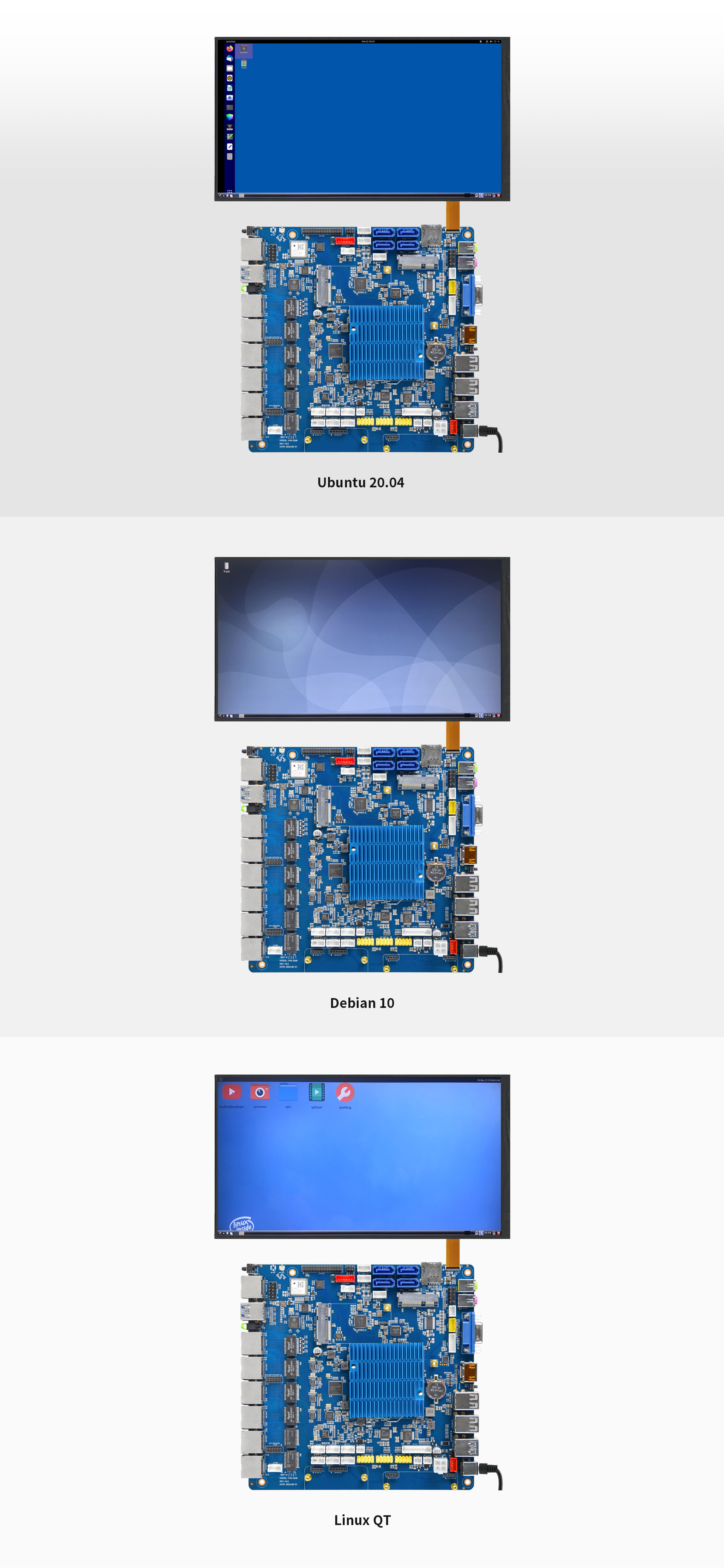 VNS-3568 Smart Multi-network Ports Mainboard RJ116 cash drawer interface 1Tops Computing power