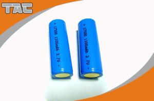  Lithium ion Cell 3.7v Cylindrica Battery LI-ION 18500 1100mAh For Textile Machine Manufactures
