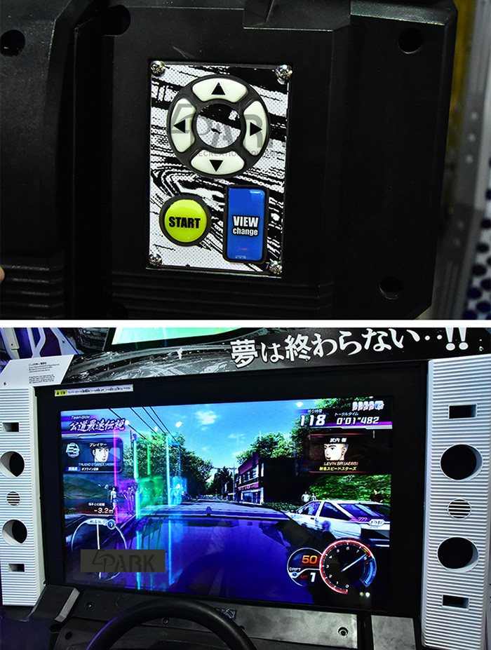 Initial D8 Racing Simulator Arcade Machines Coin Operated 350W