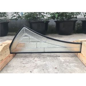 China 22*48 Pattern Decorative Panel Glass Clear / Coated / Stained Technique on sale