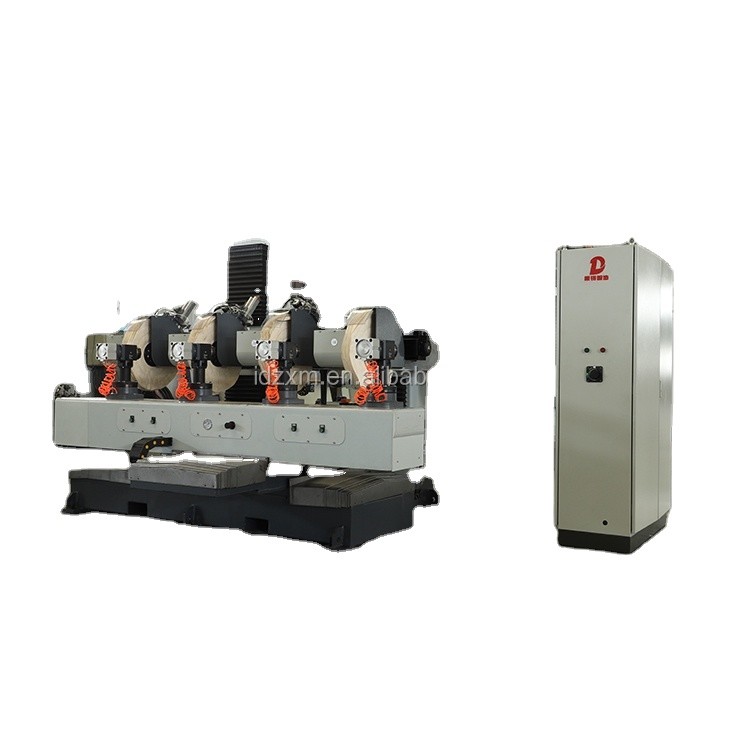 4 Stations Automatic Surface Grinding Polishing Machine For Brass Sanitary Ware Parts