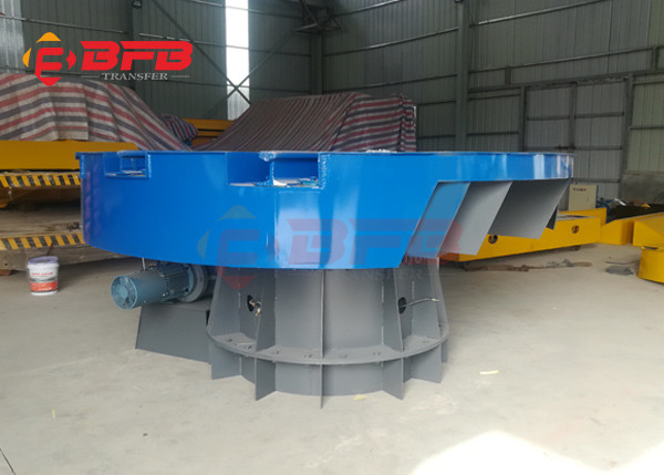 360 Degree Free Turning Industry Cross Rail Applying Turntable Transfer Cart Move On Rails