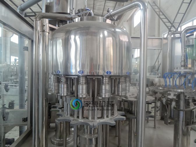 Semi Water Bottle Filling Machine 8.63kw 12000bph - 15000bph