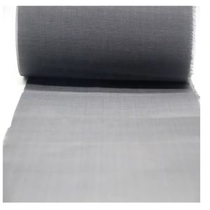 Twill Weave Pure Titanium Wire Mesh 100 200 Mesh Black