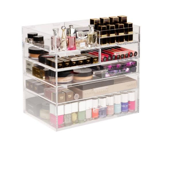 Perspex cosmetic/makeup drawer organizer manufacturers china