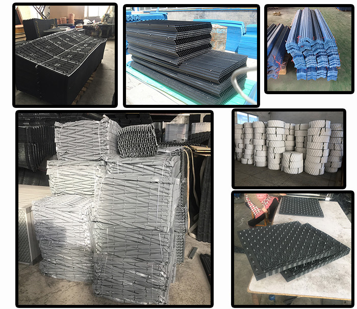 Water Cooling Tower Film Fill 750/730/930/950mm PVC Filling Cooling Tower