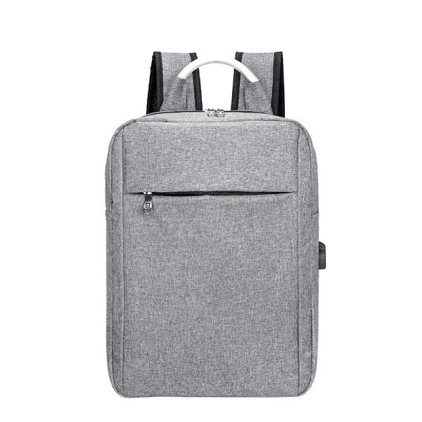 Custom logo fashion waterproof business bag laptop backpack with usb charging