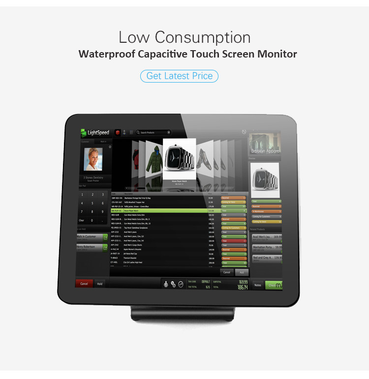 Carav 1440*900 Pcap 10 Point Touch Screen Monitor / 15 Inch Touch Screen Monitor