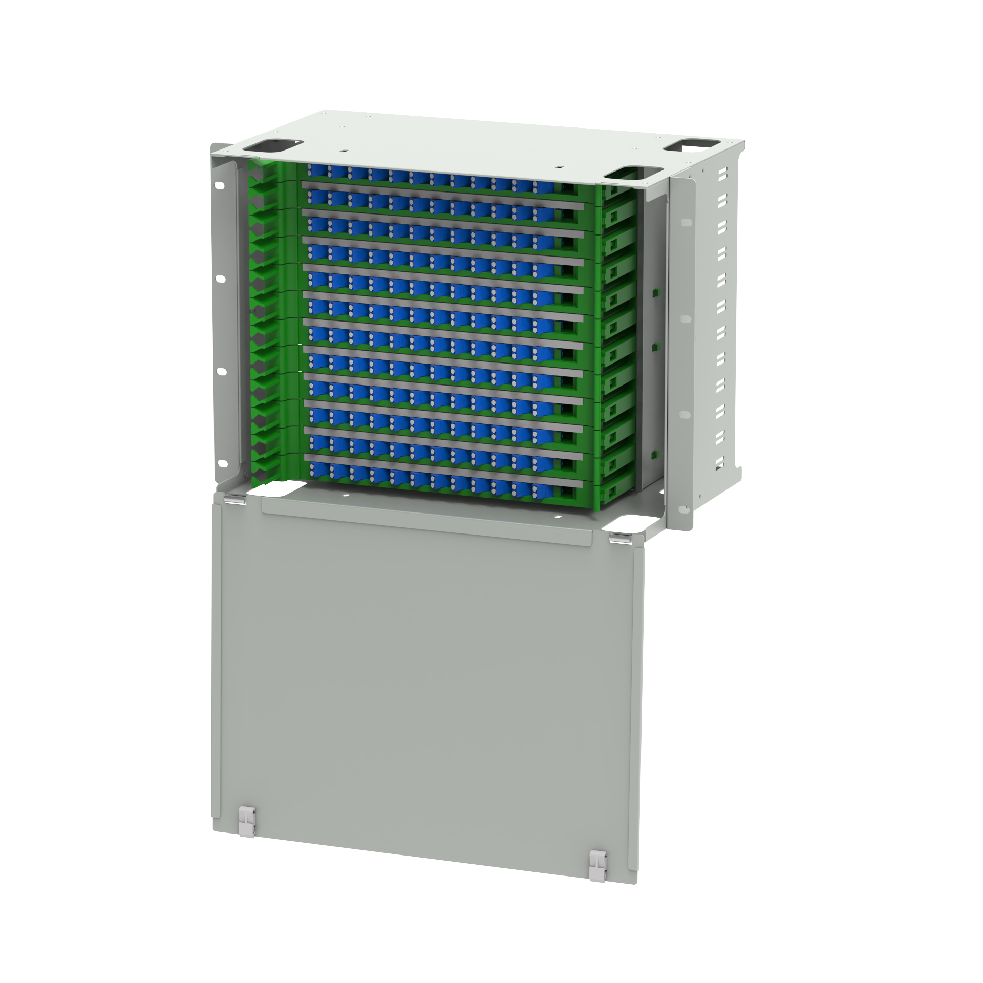 Data Center Optic Fiber Systems LC Type 144 Ports Fiber Optic Distribution Patchpanel