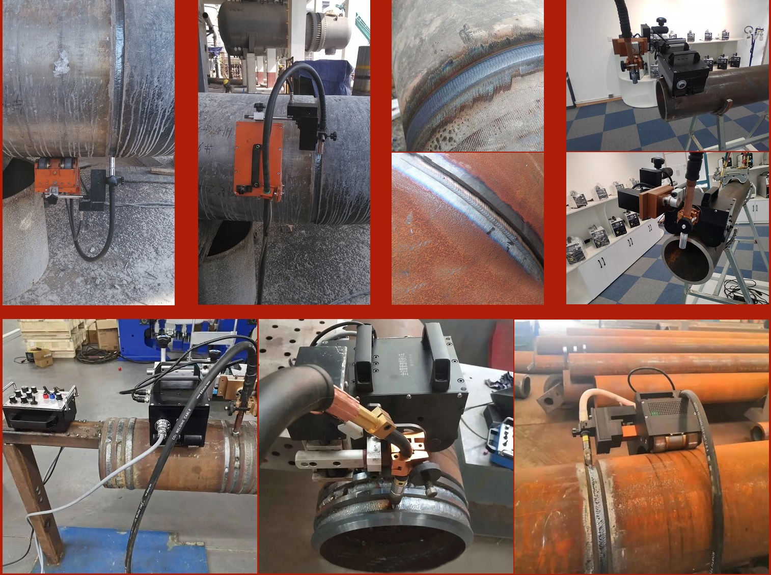 DC24V 18RPM Swing Motor Pipe Welding Machine Magnetic Trolley Automatic Welding System