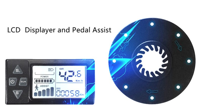 21 Speed Foldable E Bicycle 48V 15AH Lithium Battery With Carbon Steel Frame