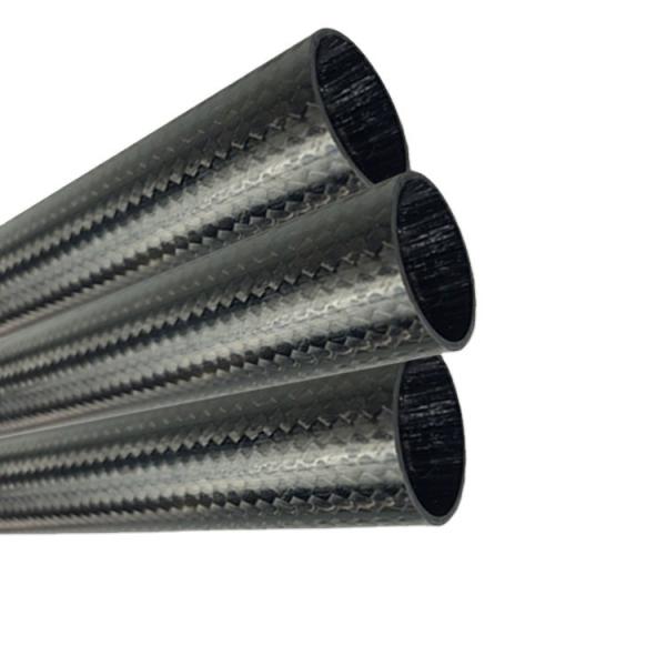 Strong and Durable H Content % 0.009% Carbon Fiber Tube for Sports Machinery