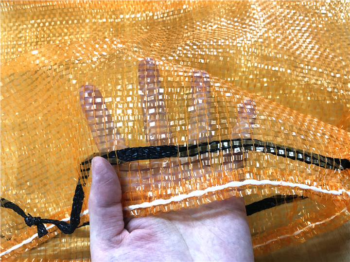Packing Onions PP/PP PE Leno Mesh Bag 5kg To 25kg For Vegetable Net Bag Manufacturing