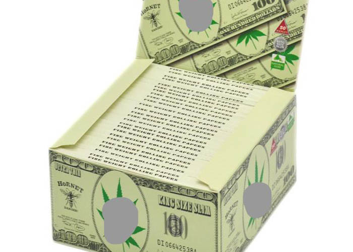 Hornet Dollar Pattern Cigarette Paper Roll Slow Burning Style Translucent