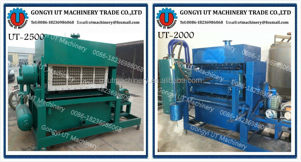 2.8m*1.7m*1.8m Waste Carton Wine Glass Holder Tray Machine for Durable Paper Products
