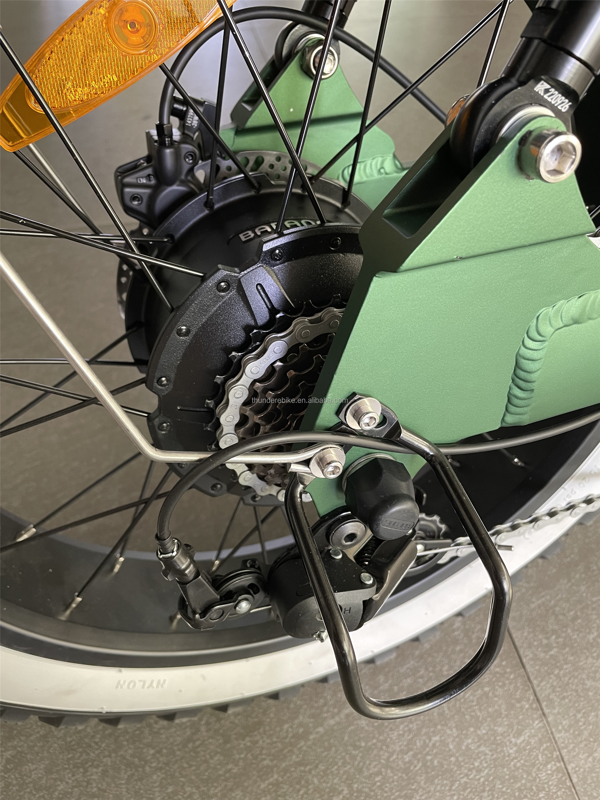 20 Inch Dual Motor Electric Bicycle 7 Speed Full Color Display Fat Tyre Electric Bike