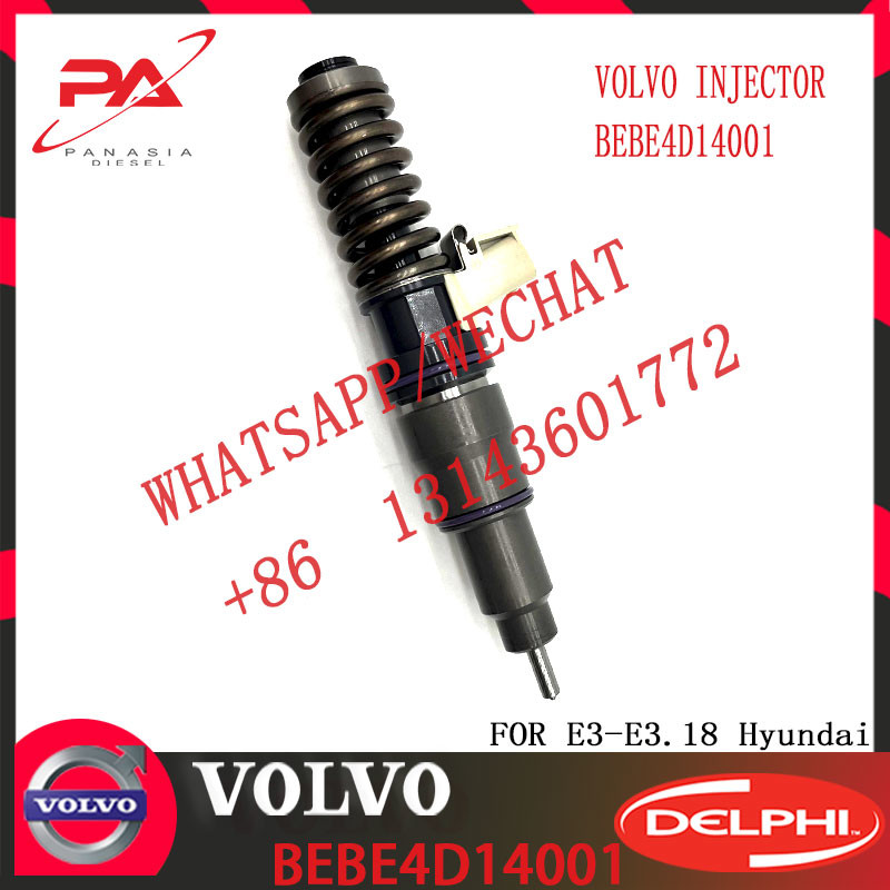20780666 Diesel Fuel Injector 4 Pins EUI Unit BEBE4D14001 BEBE4D14101 For V-O-L-V D16 3512 TIER 3