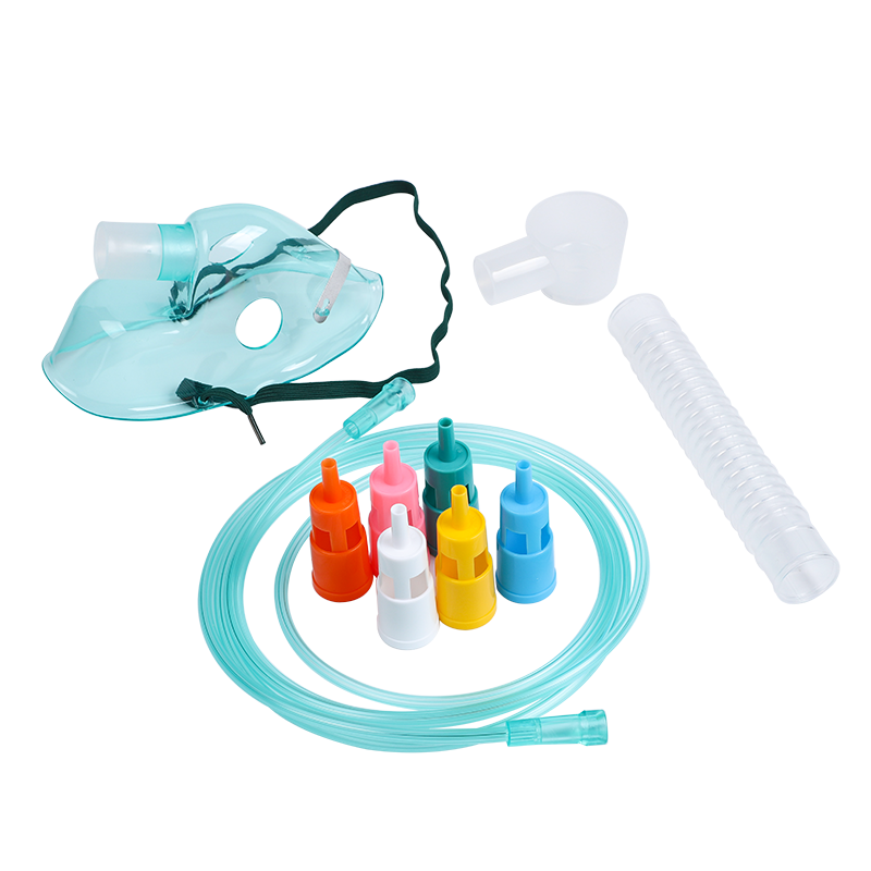 Class II Venturi Mask with Seven Color-Coded Adapters for 24%-60% Oxygen