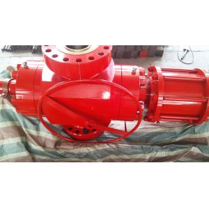 Red Wellhead Surface Safety Valve , FC Hydraulic Gate Valve With Manual